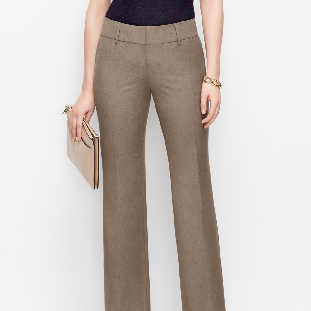 Ann Taylor Curvy wide leg slacks Sz 8